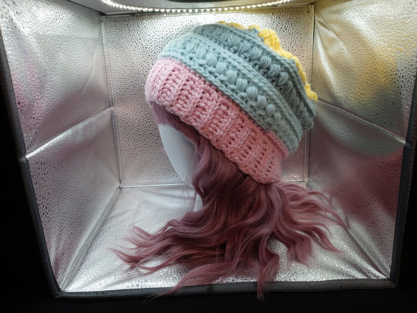 Crochet Pastel Beanie