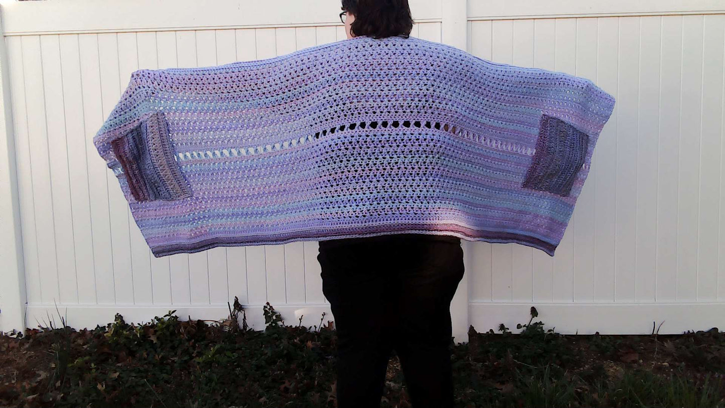 Plus Size Pocket Shawl