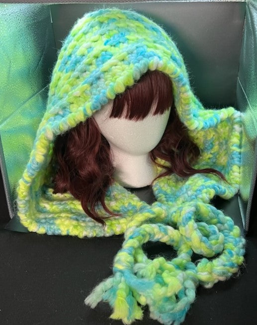 Oversized Yellow Rave Hood